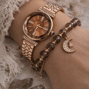 Invicta Wildflower Women’s Watch Rose Gold Crystal Accents NIB